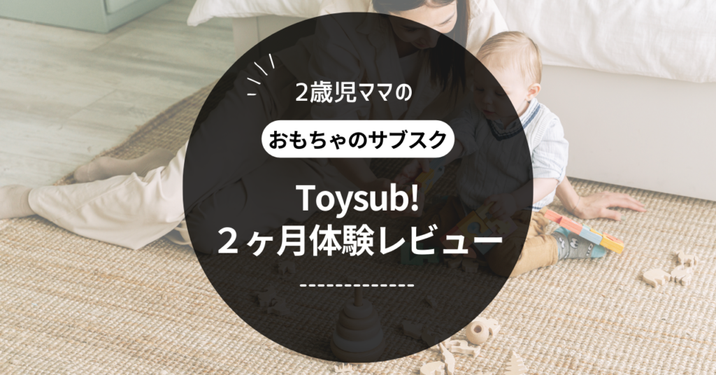 Toysub!2ヶ月体験レビュー